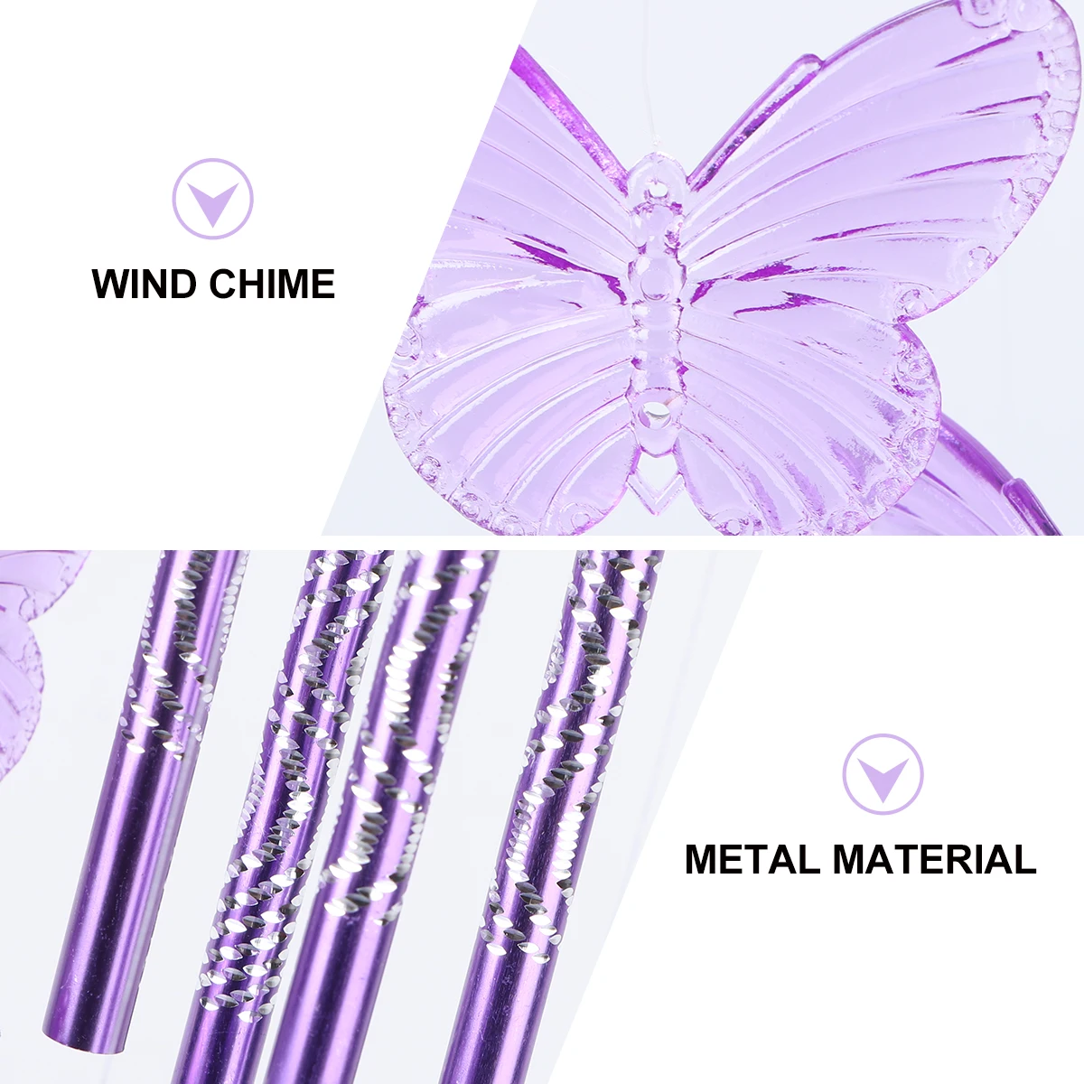 Butterfly Ornament Wind Chime Decor Pendant Bell Decorate Gift Metal Hanging Adornment Child
Butterfly Ornament Wind Chime Decor Pendant Bell Decorate Gift Metal Hanging Adornment Child