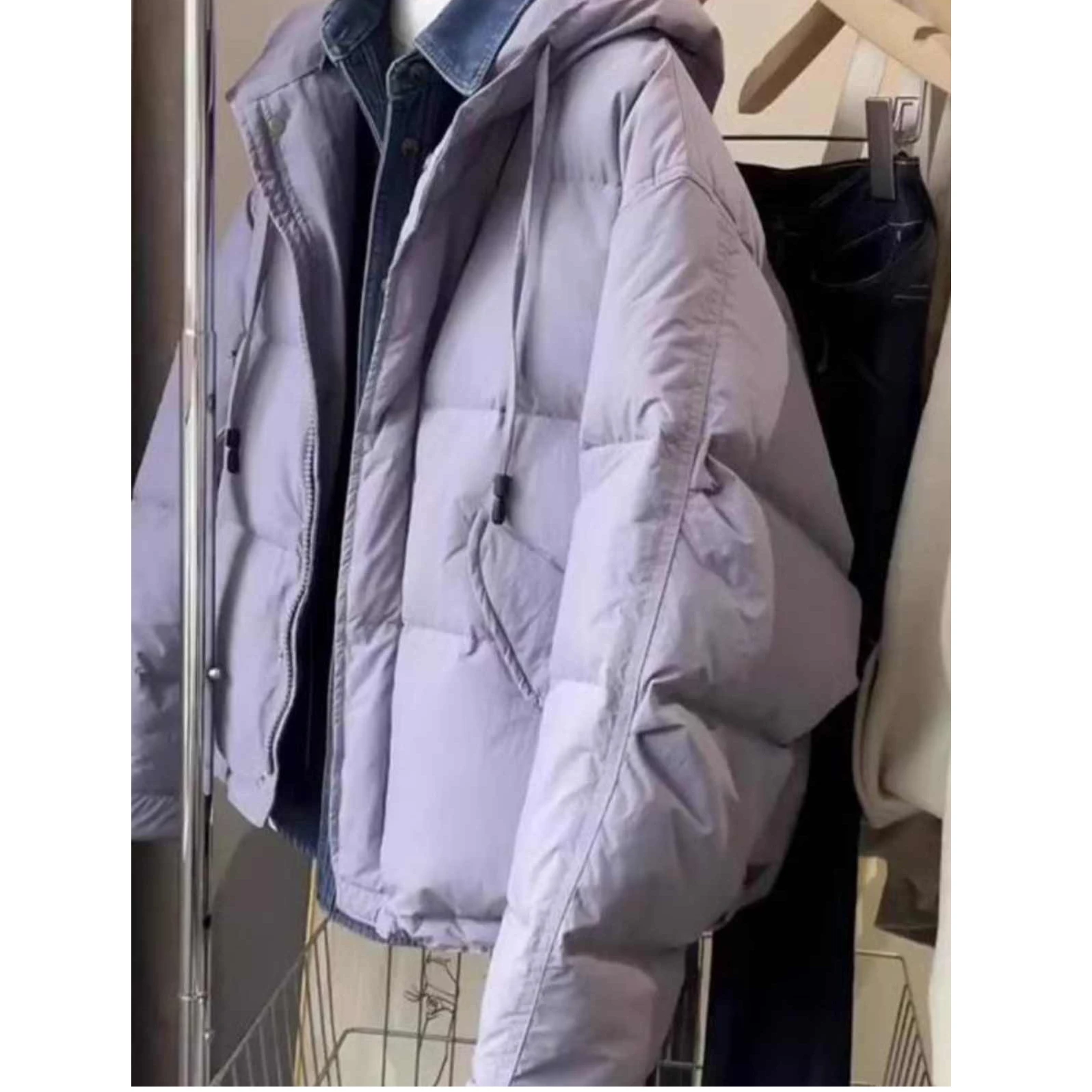 Elegant Casual High-End Short Purple Cotton Jacket Women's Winter Coat Versatile Commute Korean Style Long Sleeve Straight Cut
Elegant Casual High-End Short Purple Cotton Jacket Women's Winter Coat Versatile Commute Korean Style Long Sleeve Straight Cut