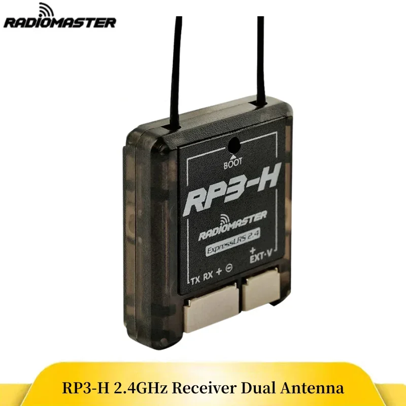 Radiomaster RP3-H 2.4GHz ExpressLRS Nano Receiver FCC Dual Antenna Built-in TCXO Optimized PCB for Modules and Transmitters
Radiomaster RP3-H 2.4GHz ExpressLRS Nano Receiver FCC Dual Antenna Built-in TCXO Optimized PCB for Modules and Transmitters