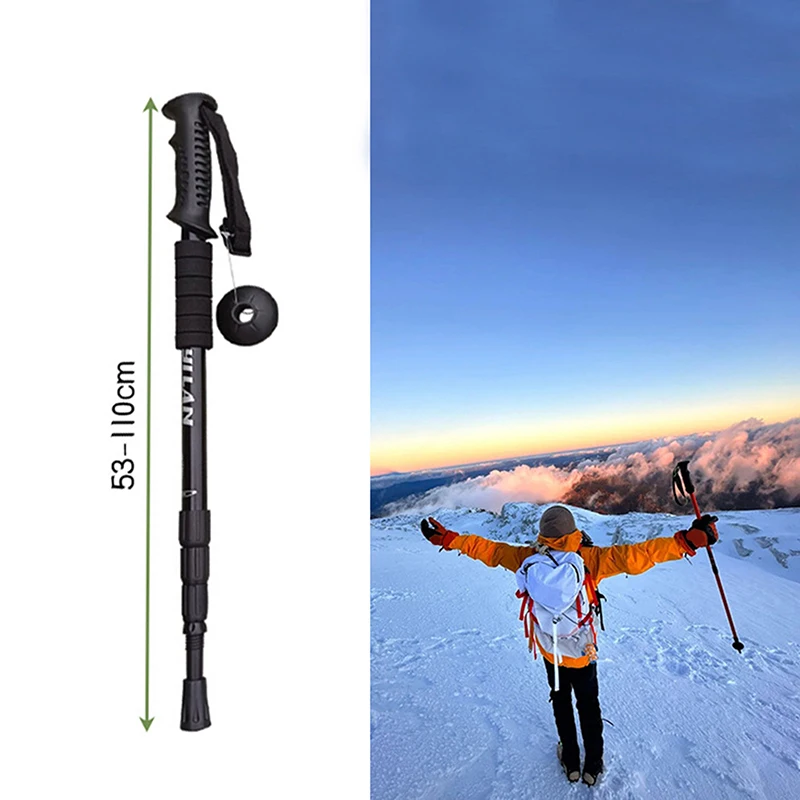 4-Section Aluminium Alloy Straight Handle Trekking Pole Outdoor Walking Hiking Telescopic Stick Camping Climbing Trekking Stick
4-Section Aluminium Alloy Straight Handle Trekking Pole Outdoor Walking Hiking Telescopic Stick Camping Climbing Trekking Stick
