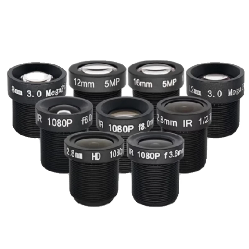 CCTV Camera Lens HD 5 Mega Pixel M12xP0.5 Mount 1/2.5" F2.0 2.8 3.6 12MM 16MM 25MM Optional for Security Security IP Camera
CCTV Camera Lens HD 5 Mega Pixel M12xP0.5 Mount 1/2.5" F2.0 2.8 3.6 12MM 16MM 25MM Optional for Security Security IP Camera
