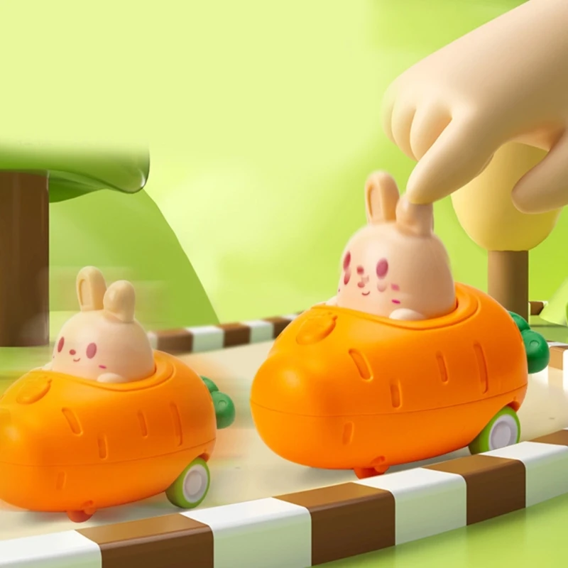 Baby Toys Car Cute Cartoon Rabbit Carrot Shaped Pull Back Vehicle Toddlers Inertial Car Kids Educational Toy Gift for Boys Girls
Baby Toys Car Cute Cartoon Rabbit Carrot Shaped Pull Back Vehicle Toddlers Inertial Car Kids Educational Toy Gift for Boys Girls