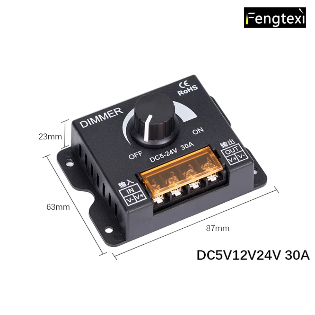 Светодиодный контроллер затемнения для DC5V/12V/24V, используемый для регулировки световых полосок, световых коробок
Светодиодный контроллер затемнения для DC5V/12V/24V, используемый для регулировки световых полосок, световых коробок