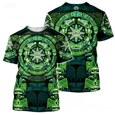 Summer New Ming Totem T-shirt Breathable Fast Drying Fashionable Top
Summer New Ming Totem T-shirt Breathable Fast Drying Fashionable Top