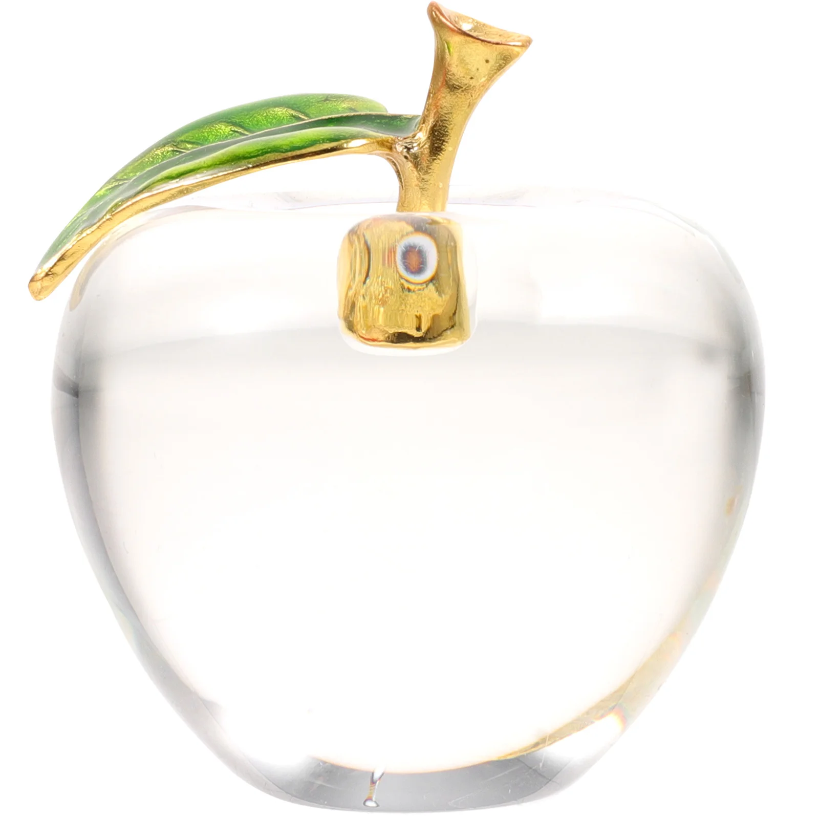 Crystal Apple Adornment Desktop Ornament Decorative Elegant Tabletop Ornament for Home Living Room Decoration Crystal 
Crystal Apple Adornment Desktop Ornament Decorative Elegant Tabletop Ornament for Home Living Room Decoration Crystal