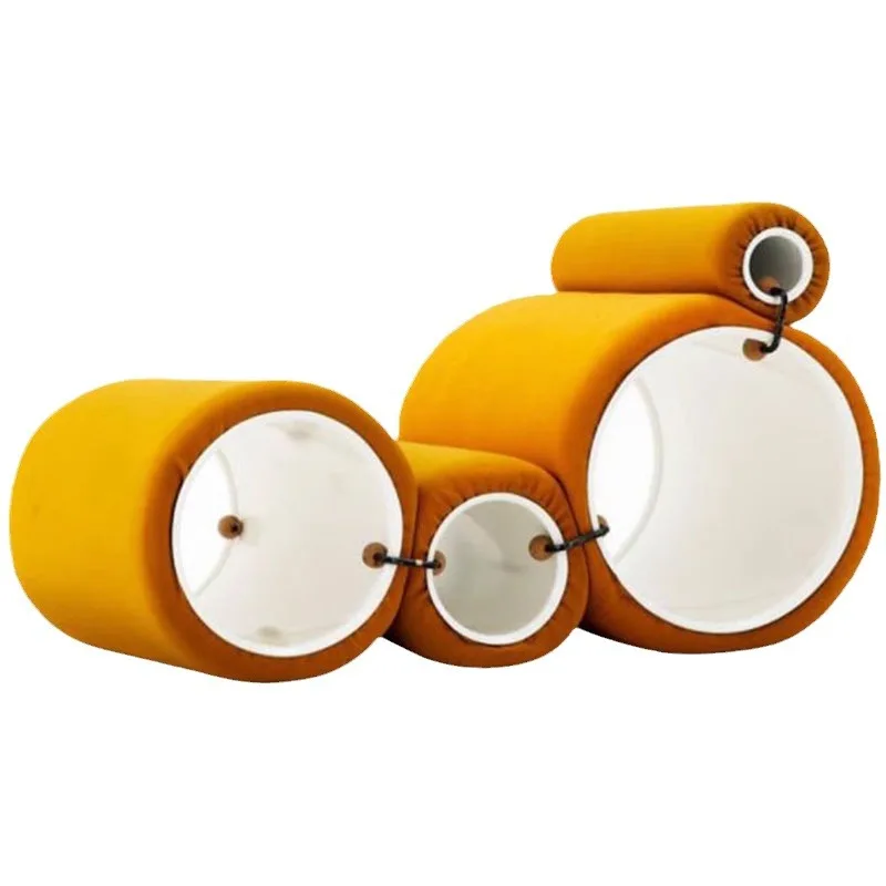 Italian modern designer special-shaped cylindrical tubular recliner light luxury simple backrest leisure chair sales
Italian modern designer special-shaped cylindrical tubular recliner light luxury simple backrest leisure chair sales