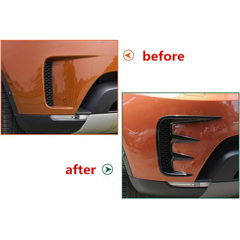 AB61-2 Pcs Black ABS Front Fog Lamp Light Cover Bar Trim Fits For Land Rover L462 Discovery 5 2017 2018 2019 2020
AB61-2 Pcs Black ABS Front Fog Lamp Light Cover Bar Trim Fits For Land Rover L462 Discovery 5 2017 2018 2019 2020