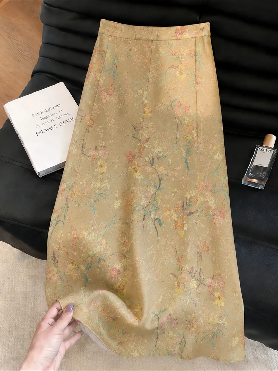 New Chinese Style High Waist Floral Print Midi Skirt Fashionable A-Line Dress Commute Korean Version Ladies High Waist S...
New Chinese Style High Waist Floral Print Midi Skirt Fashionable A-Line Dress Commute Korean Version Ladies High Waist S...