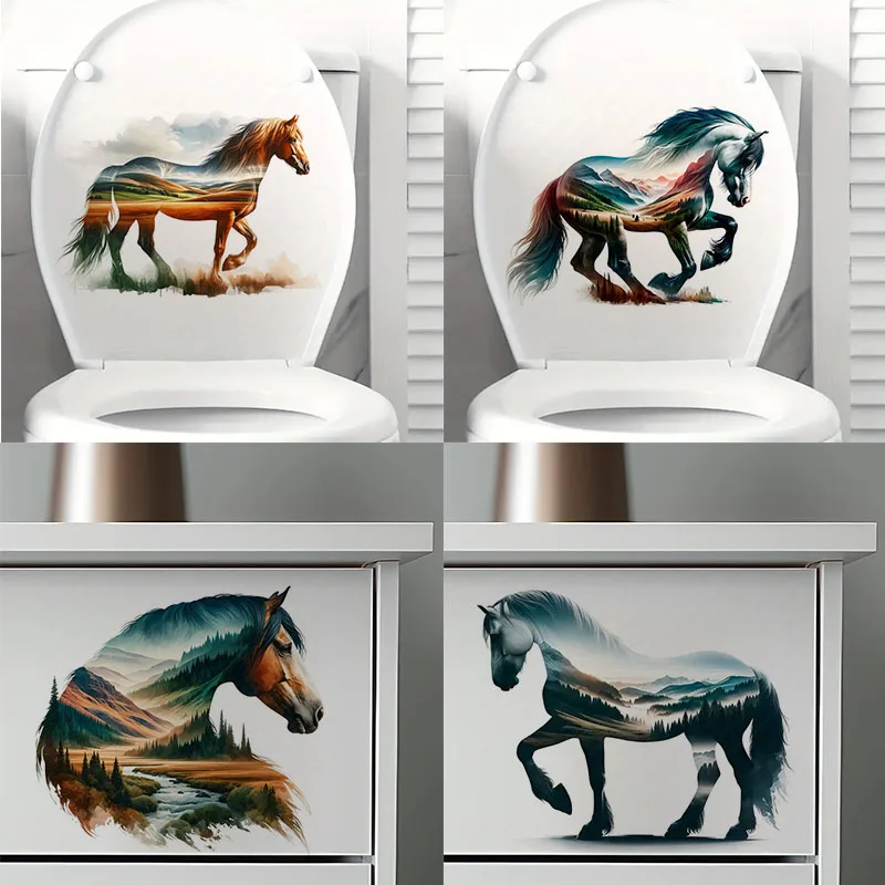 Majestic Horse Self-Adhesive Wall Decal - Removable, Reusable PVC Sticker for Kitchen & Living Room Decor
Majestic Horse Self-Adhesive Wall Decal - Removable, Reusable PVC Sticker for Kitchen & Living Room Decor