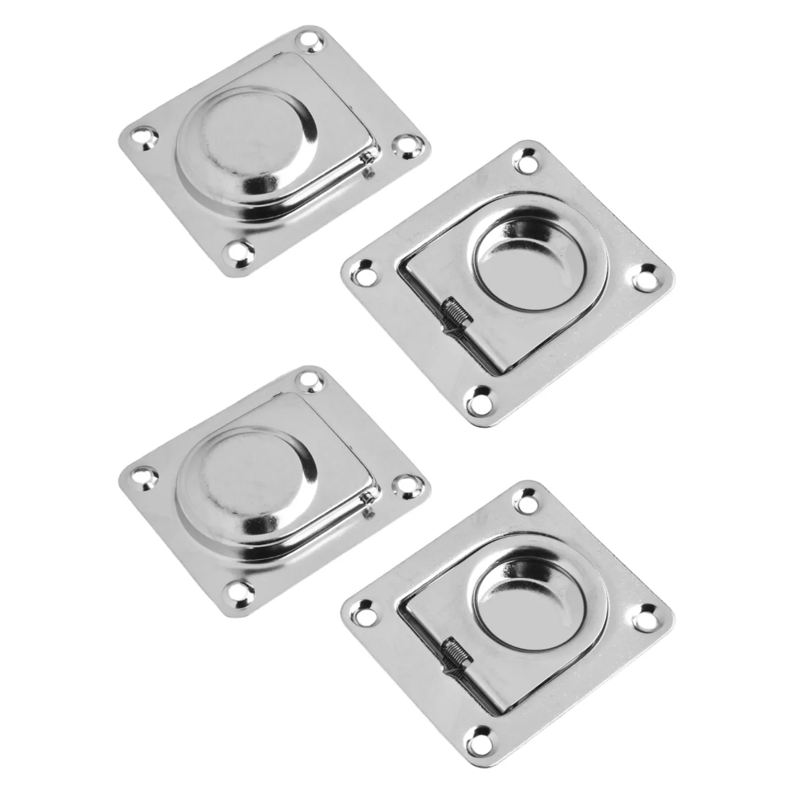 4PCS Stainless-Steel D-Rings 56*66mm Flush Mount D-Ring For Precision Engineering For Boats Trailers Trucks Floor Mount
4PCS Stainless-Steel D-Rings 56*66mm Flush Mount D-Ring For Precision Engineering For Boats Trailers Trucks Floor Mount