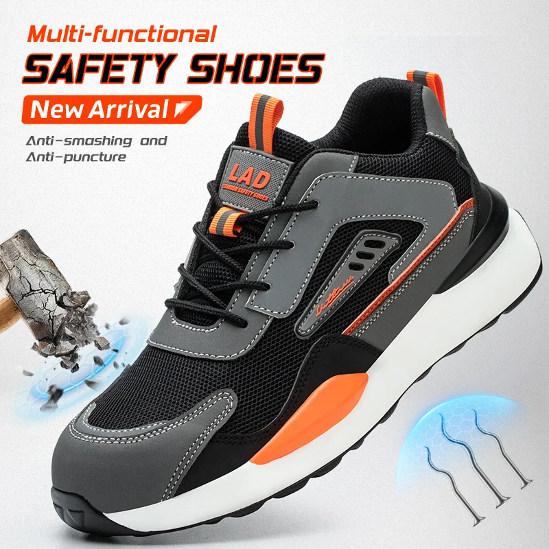 Leiandun Men's Safety Shoes Breathable Odor-Resistant Lightweight Plastic Toe Work Footwear for Comfort And Protection
Leiandun Men's Safety Shoes Breathable Odor-Resistant Lightweight Plastic Toe Work Footwear for Comfort And Protection
