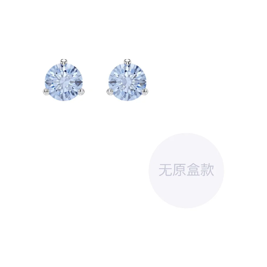 Swarovski Solitaire Rhodium Plated, Faux Crystal Stud Earrings Unisex Blue 5717573
Swarovski Solitaire Rhodium Plated, Faux Crystal Stud Earrings Unisex Blue 5717573