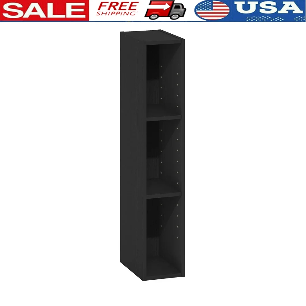 3-Tier Space Saving Storage Shelf Bookcase Compact Durable Composite Wood Ideal Living Room Office Organization
3-Tier Space Saving Storage Shelf Bookcase Compact Durable Composite Wood Ideal Living Room Office Organization