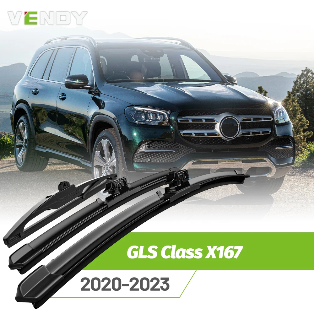 Front & Rear Wiper Blades Set For Mercedes-Benz GLS Class X167 2020-2023 Windshield Windscreen Window Rain Brushes 26"+22"+14"
Front & Rear Wiper Blades Set For Mercedes-Benz GLS Class X167 2020-2023 Windshield Windscreen Window Rain Brushes 26"+22"+14"