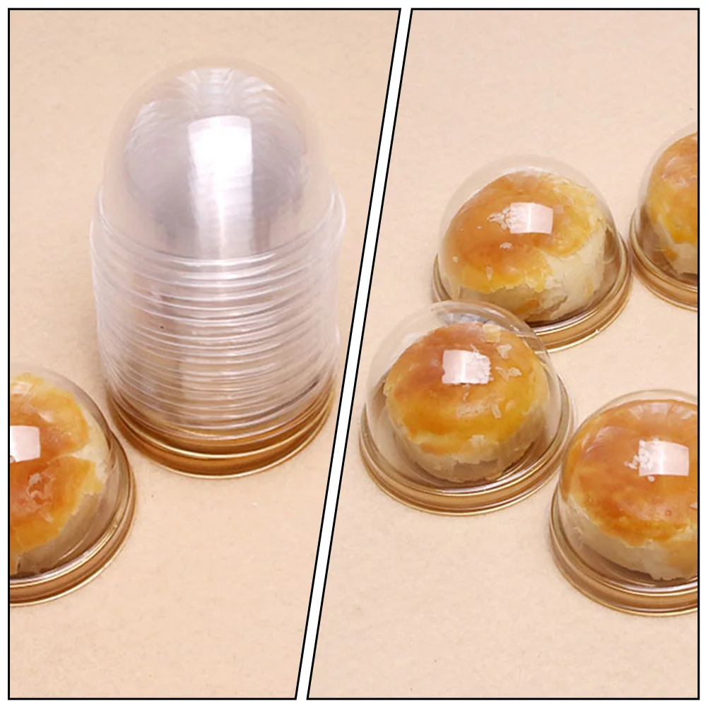 100Pcs Moon Cake Box with Clear Cover Round Packing Tray for Mid-Autumn Festival Desserts Golden Base Lightweight Party Treat
100Pcs Moon Cake Box with Clear Cover Round Packing Tray for Mid-Autumn Festival Desserts Golden Base Lightweight Party Treat