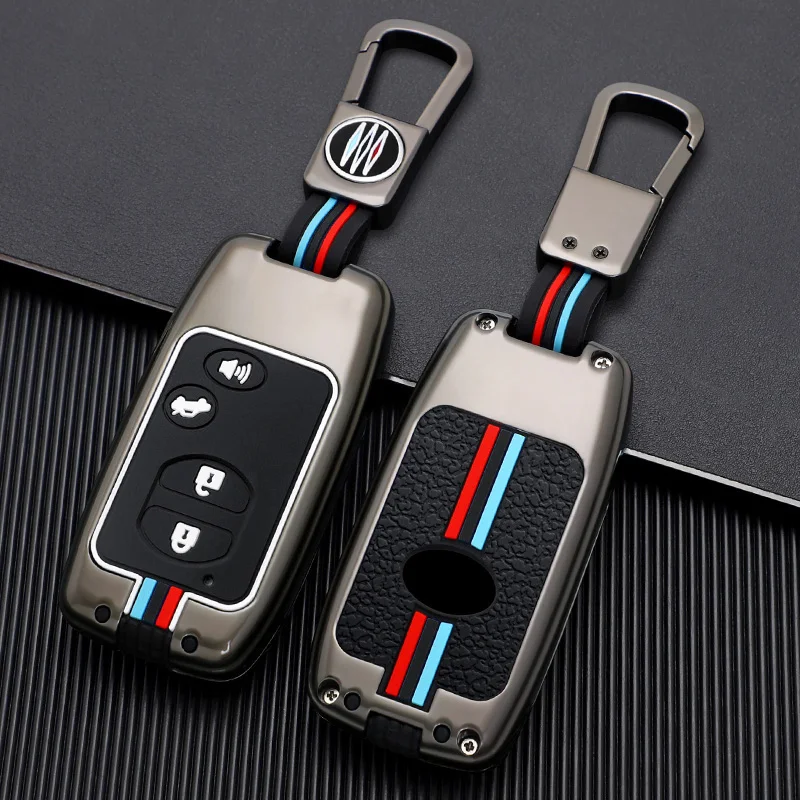 New Zinc Alloy Leather Car Key Case Cover Shell For Toyota CHR Hilux Fortuner Land Cruiser 200 Camry Corolla Crown RAV4 Highland
New Zinc Alloy Leather Car Key Case Cover Shell For Toyota CHR Hilux Fortuner Land Cruiser 200 Camry Corolla Crown RAV4 Highland