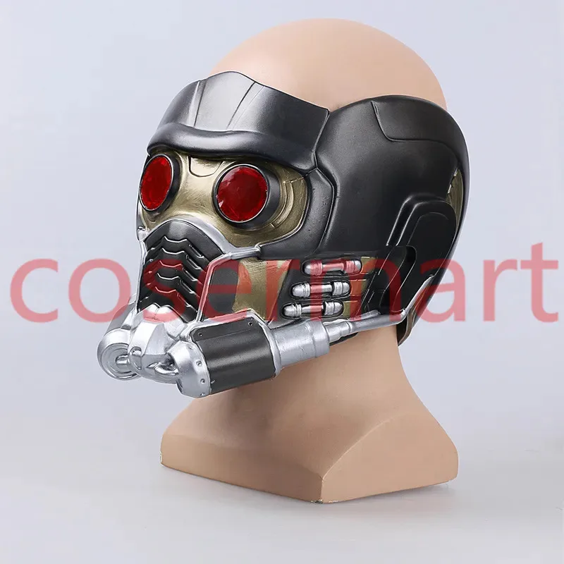 CyCos Guardians Helmet Cosplay Peter Quill Helmet PVC with Led Light Star Lord Helmet Halloween Party Mask Adults
CyCos Guardians Helmet Cosplay Peter Quill Helmet PVC with Led Light Star Lord Helmet Halloween Party Mask Adults