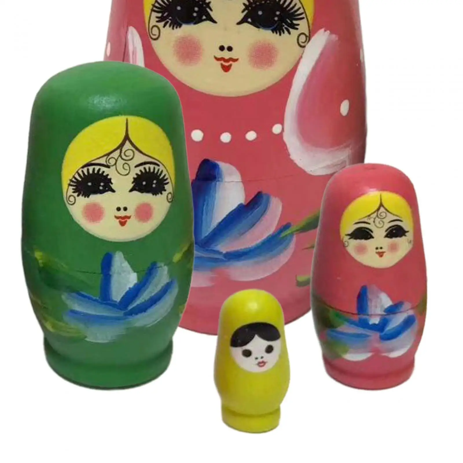 Wooden Matryoshka Nesting Dolls Set for Girls Printed Cartoon Dollhouse Accessories Gift for Children Day
Wooden Matryoshka Nesting Dolls Set for Girls Printed Cartoon Dollhouse Accessories Gift for Children Day