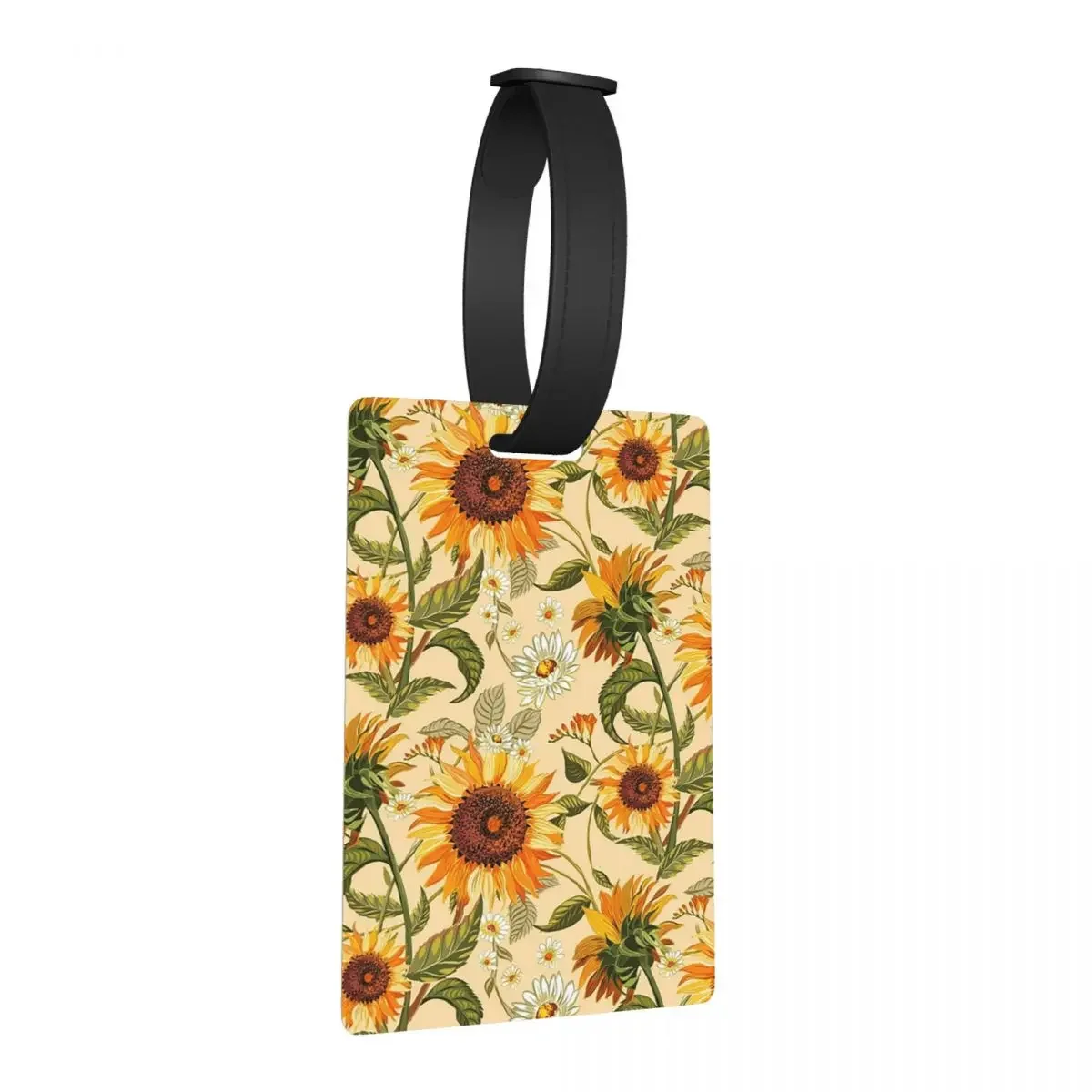Sunflowers 70s Golden Retro Pattern Flowers Luggage Tags Suitcase Fashion Baggage Boarding Tag Label Holder ID Name Address
Sunflowers 70s Golden Retro Pattern Flowers Luggage Tags Suitcase Fashion Baggage Boarding Tag Label Holder ID Name Address
