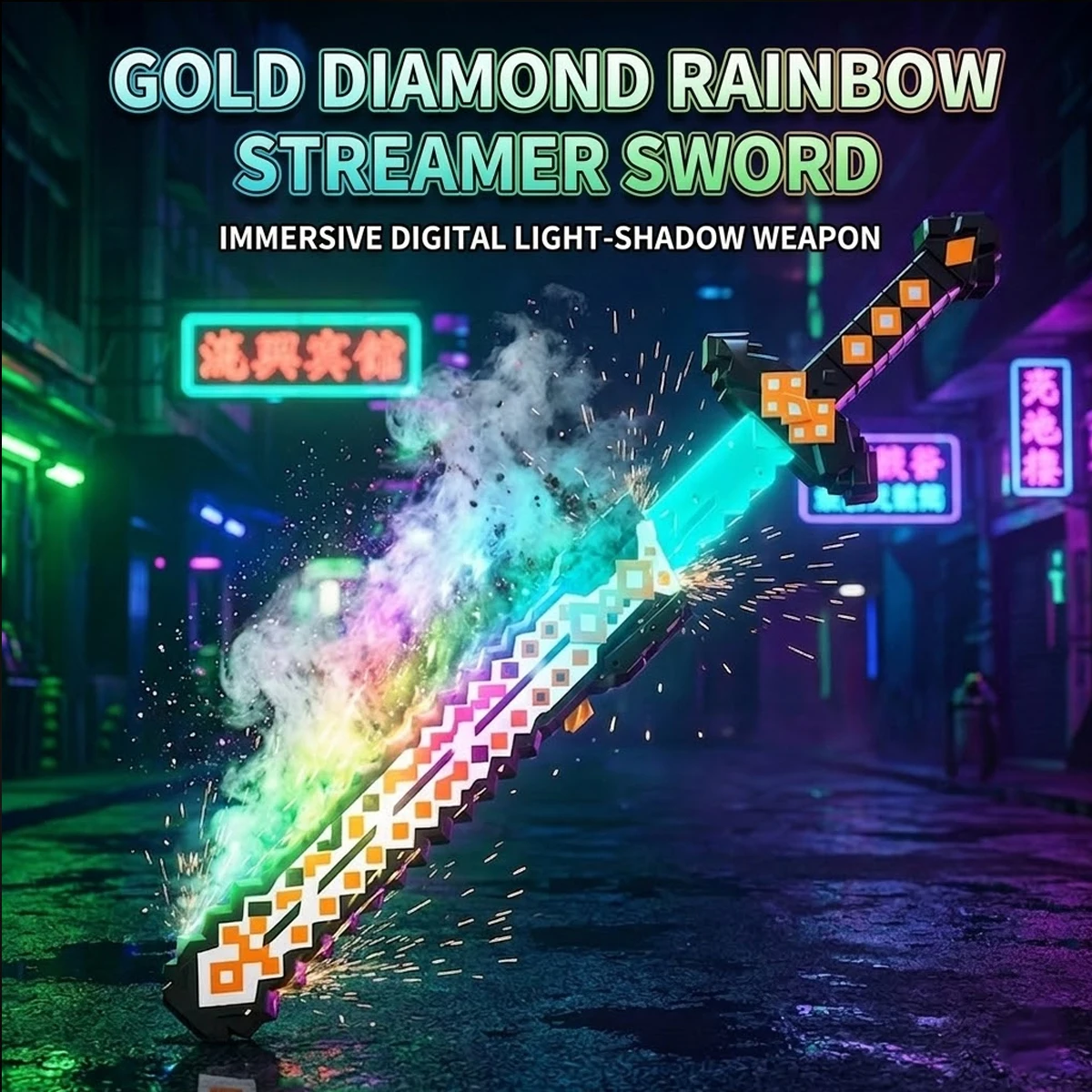 2026 Colorful Streamer Glowing Sword Toys with Spark Smoke Effect Light Sword Toy for Kids Christmas Birthday Gift Holiday Prop
2026 Colorful Streamer Glowing Sword Toys with Spark Smoke Effect Light Sword Toy for Kids Christmas Birthday Gift Holiday Prop