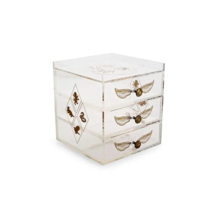 Акриловый органайзер для красоты Snitch, шкатулка для драгоценностей, витрина-контейнер-поднос для безделушек для ожерелья, колец, браслетов - домашний декор R
Акриловый органайзер для красоты Snitch, шкатулка для драгоценностей, витрина-контейнер-поднос для безделушек для ожерелья, колец, браслетов - домашний декор R