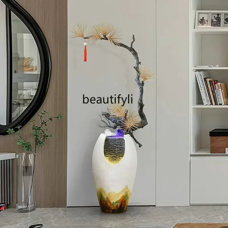 zq1Modern circulating water makes money, fountain ornament, living room water feature decoration, next to the TV cabinetK182
zq1Modern circulating water makes money, fountain ornament, living room water feature decoration, next to the TV cabinetK182