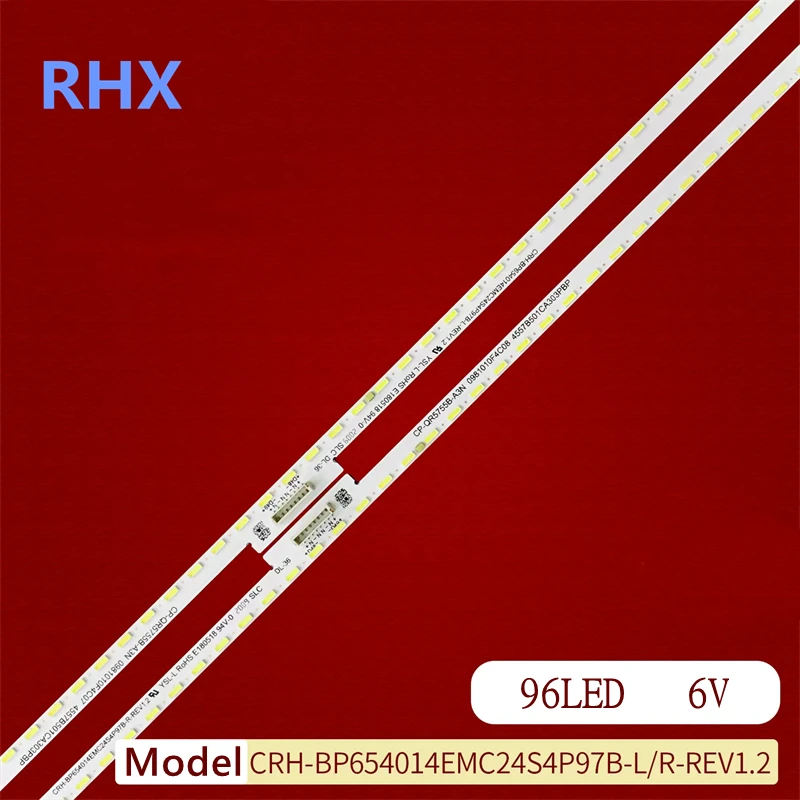 Suitable for Xiaomi L65M6-5P light bar CRH-BP654014EMC24S4P97B-L/R-REV1.2 TV 100%NEW 96LED 6V
Suitable for Xiaomi L65M6-5P light bar CRH-BP654014EMC24S4P97B-L/R-REV1.2 TV 100%NEW 96LED 6V