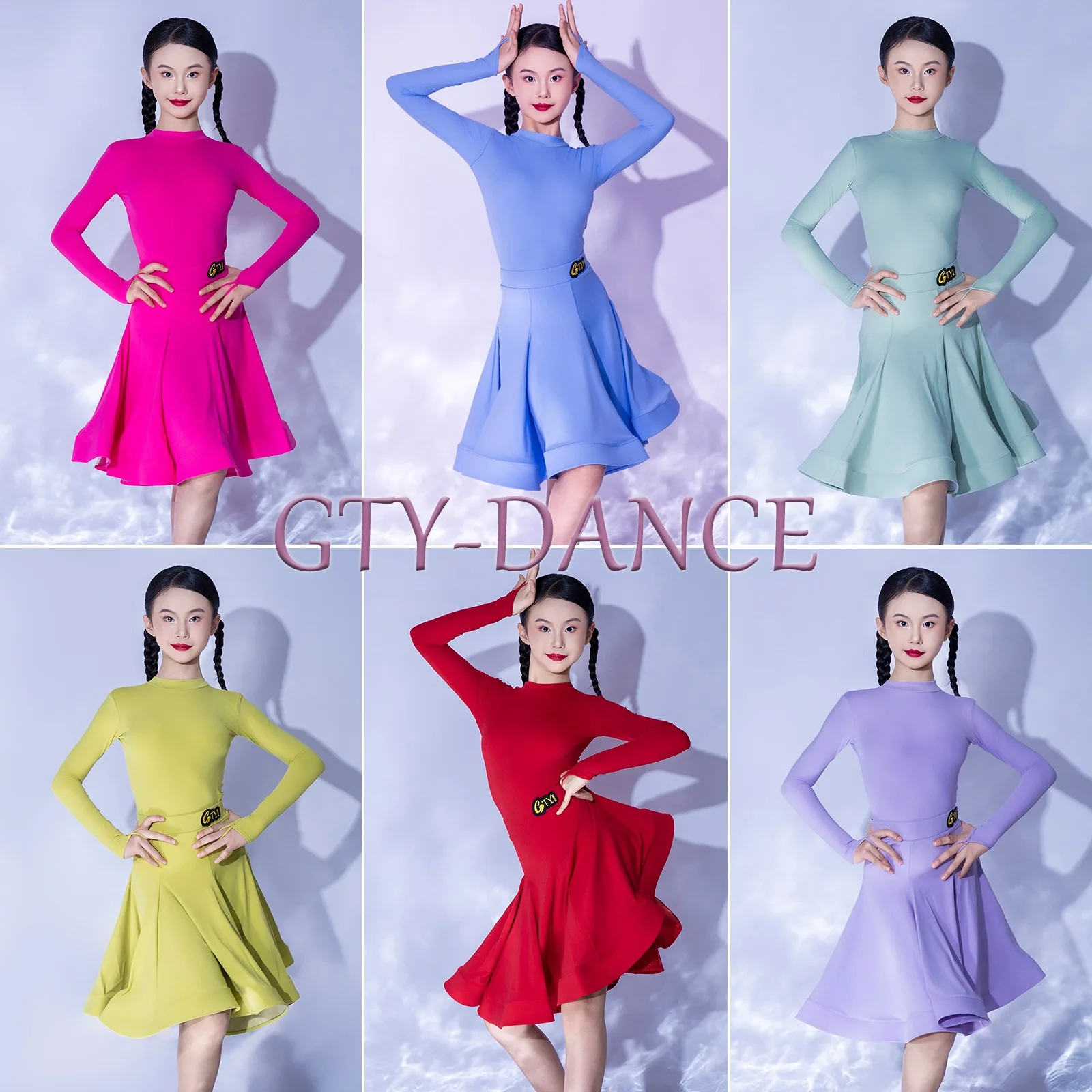Children Latin Dance Competition Dress Girls National Standard Dance Clothes Long Sleeves Suit Practice Training Dress DNV23685
Children Latin Dance Competition Dress Girls National Standard Dance Clothes Long Sleeves Suit Practice Training Dress DNV23685