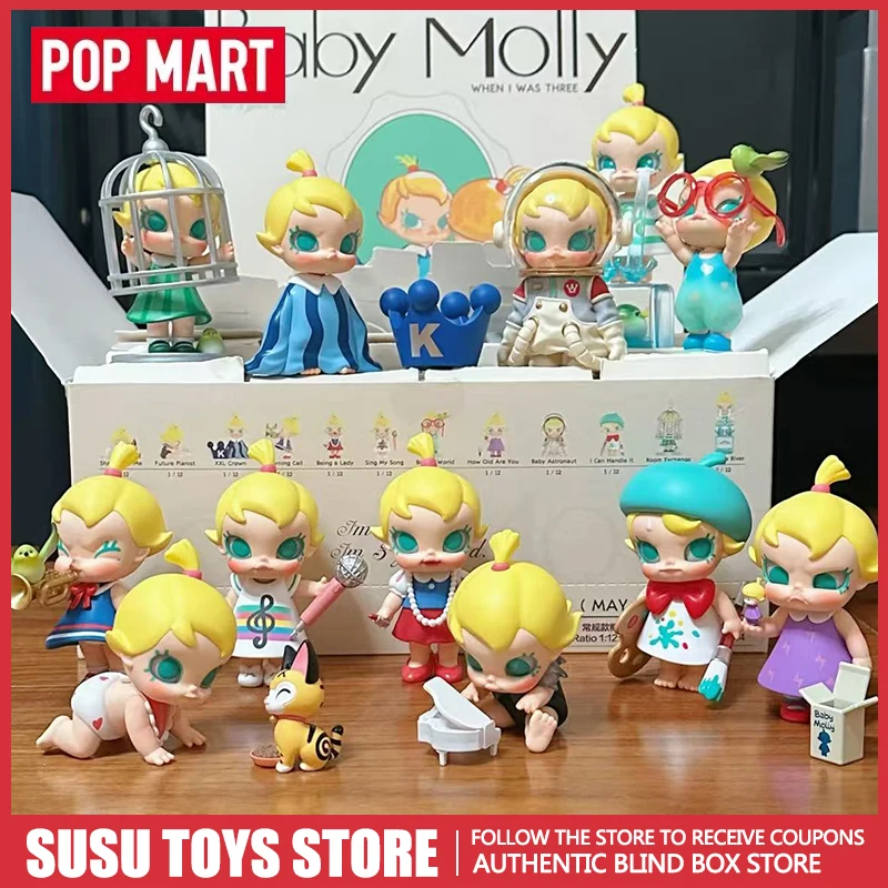 POP MART Baby Molly When I Was Three Series Blind Box | Kawaii Anime Action Figure Surprise Mystery Box Cute Collectible Doll Gi
POP MART Baby Molly When I Was Three Series Blind Box | Kawaii Anime Action Figure Surprise Mystery Box Cute Collectible Doll Gi