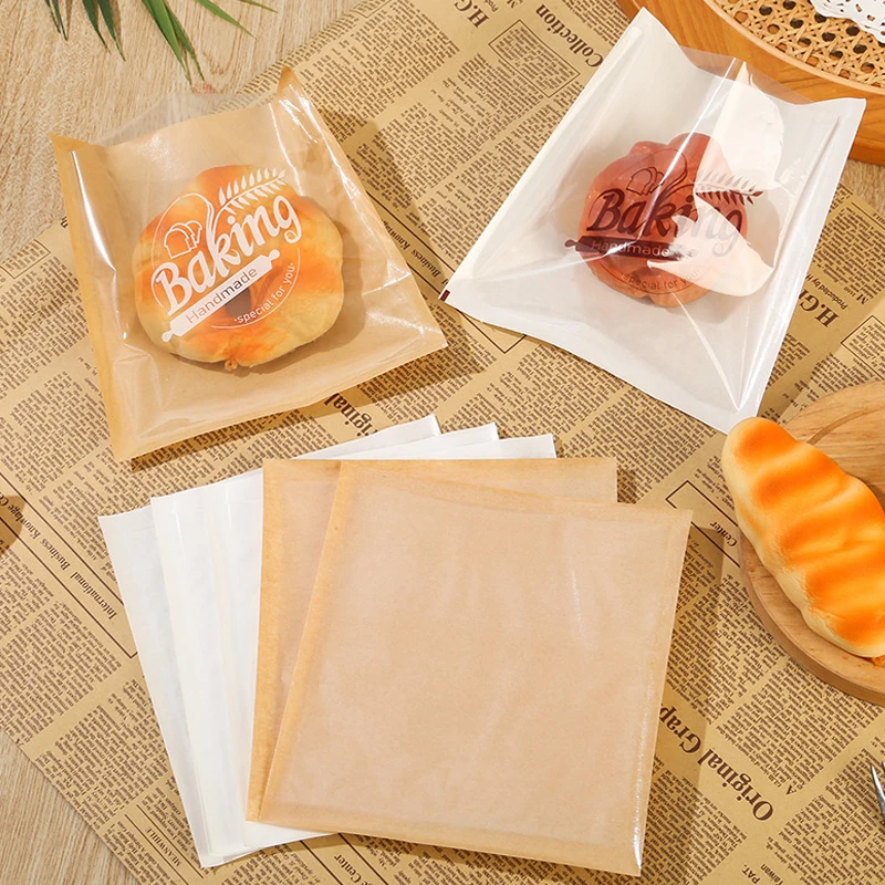 100 Pieces Toast Bread Oil Proof Paper Bag Waterproof Food Packaging Bags with Clear Window Self-Sealing Pastry Baking Pouches
100 Pieces Toast Bread Oil Proof Paper Bag Waterproof Food Packaging Bags with Clear Window Self-Sealing Pastry Baking Pouches