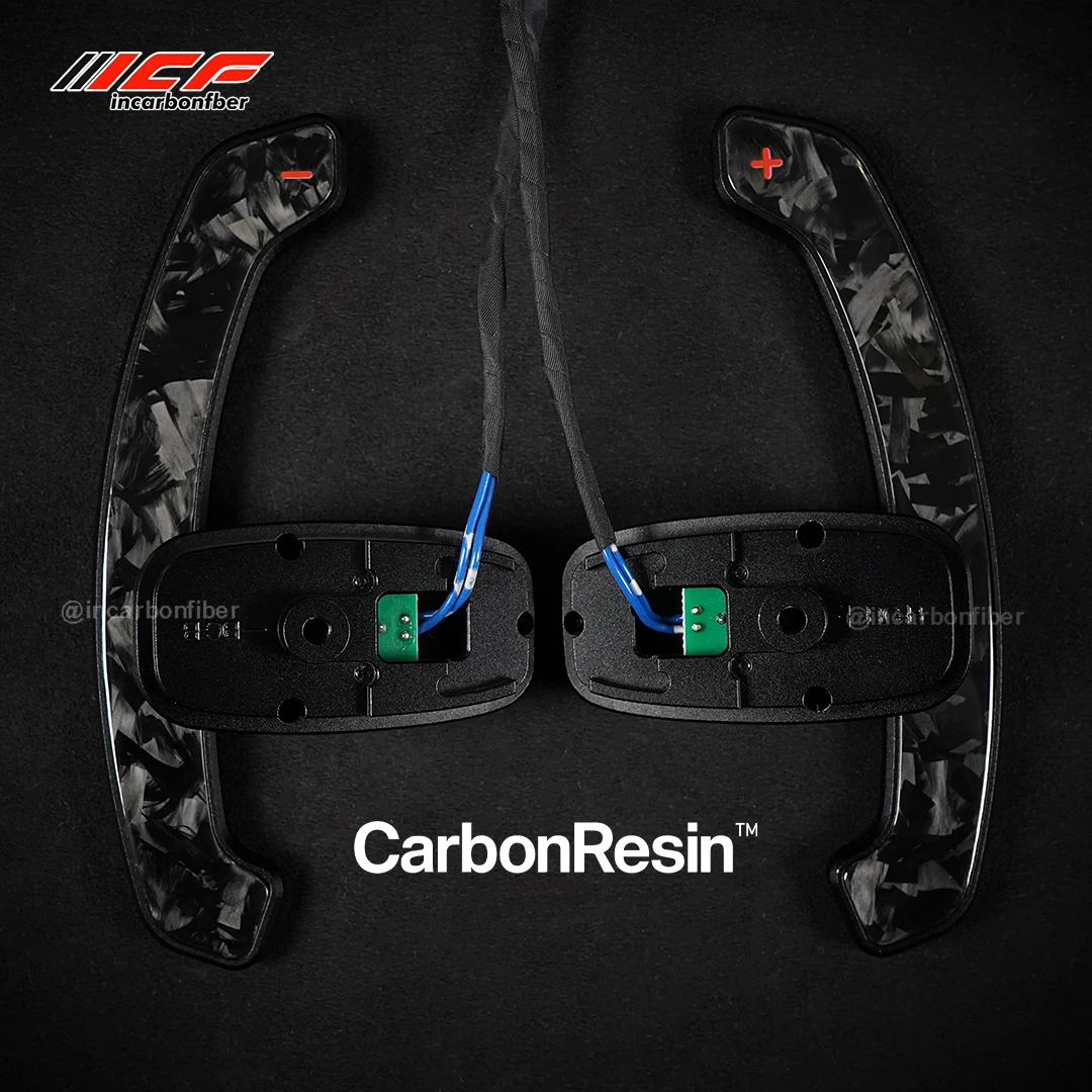 ICF глянцевые магнитные переключатели из углеродного волокна для Mercedes Benz AMG, рулевое колесо с задней крышкой из алюминиевого сплава
ICF глянцевые магнитные переключатели из углеродного волокна для Mercedes Benz AMG, рулевое колесо с задней крышкой из алюминиевого сплава