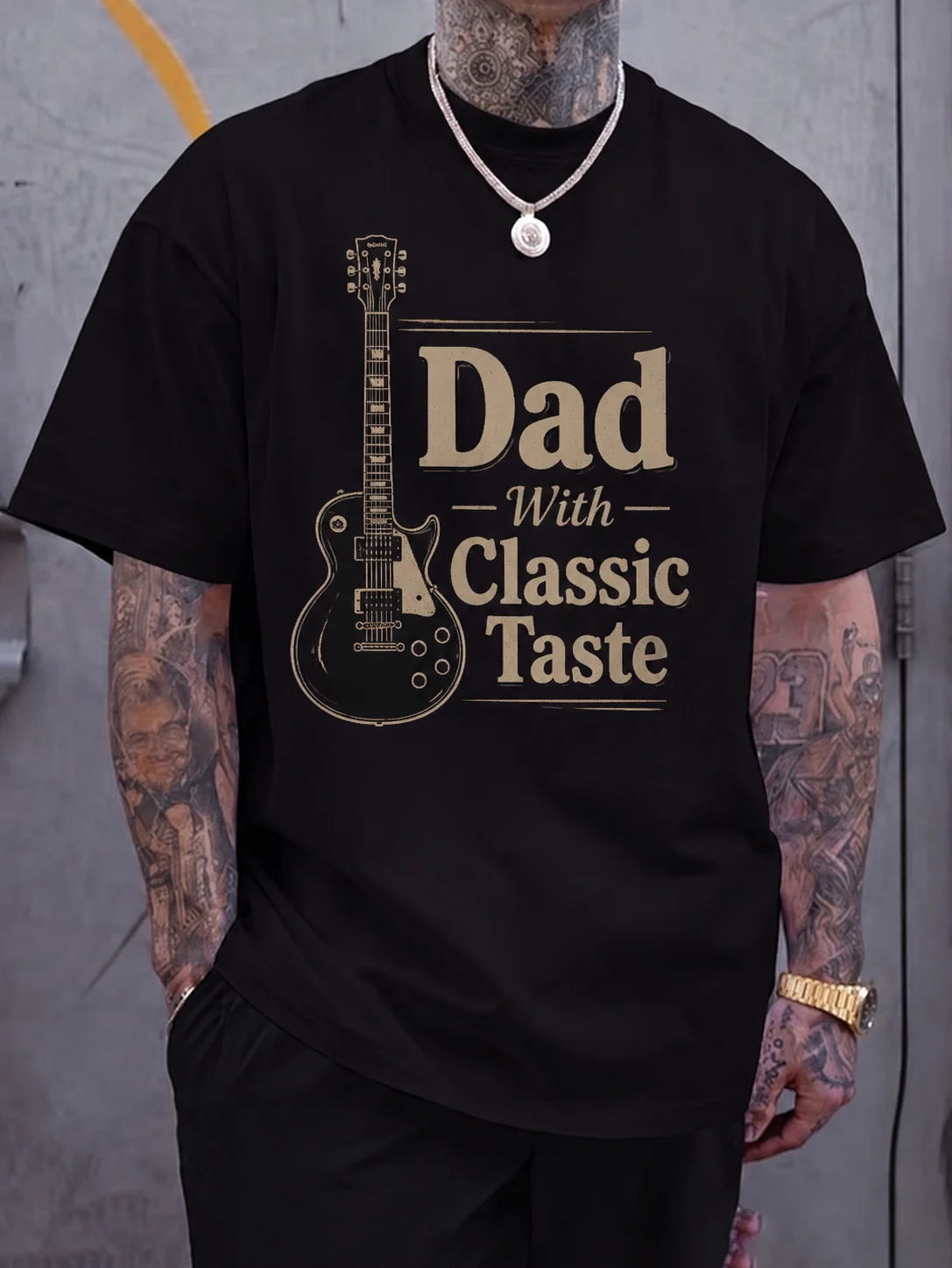 Men Graphic t Shirt Short Sleeve Loose Fit 50% Cotton 50% Polyester Stretch Fabric Vintage Guitar Print Casual Summer Casual
Men Graphic t Shirt Short Sleeve Loose Fit 50% Cotton 50% Polyester Stretch Fabric Vintage Guitar Print Casual Summer Casual
