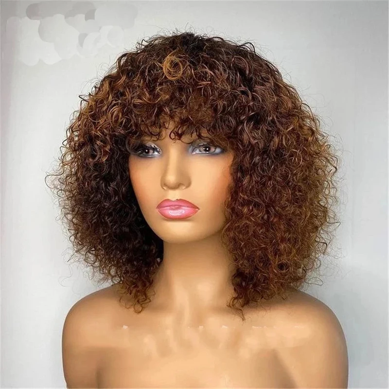 Real New Fashion Gorgeous Long Natural Brown Curly Women's Wigs 14 In
Real New Fashion Gorgeous Long Natural Brown Curly Women's Wigs 14 In