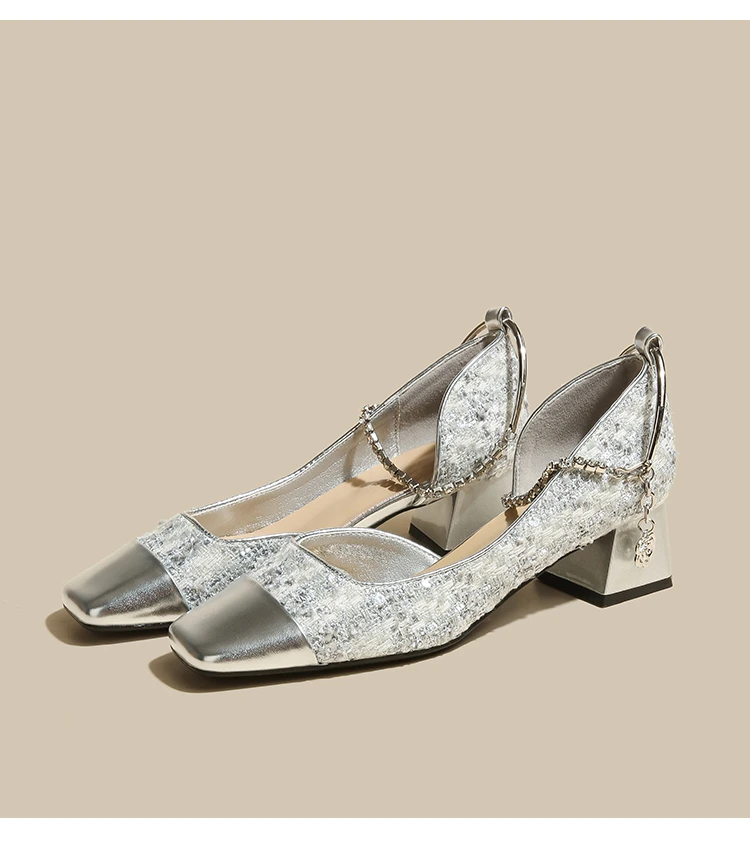Shiny Crystal Party Shoes Sexy square Heels Women's Mary Jane Shoes Fashion women's casual thick heels
Shiny Crystal Party Shoes Sexy square Heels Women's Mary Jane Shoes Fashion women's casual thick heels