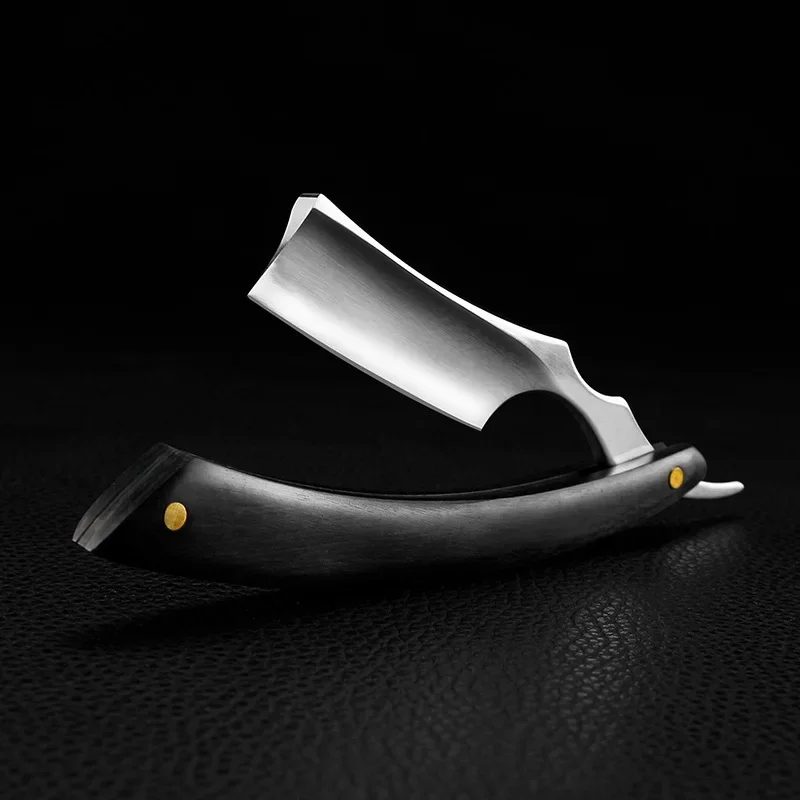 Men Shaving Razor Barber Tools Razor Antique Black Silver Folding Shaving Knife Stainless Steel Straight Edge Razor Holder
Men Shaving Razor Barber Tools Razor Antique Black Silver Folding Shaving Knife Stainless Steel Straight Edge Razor Holder