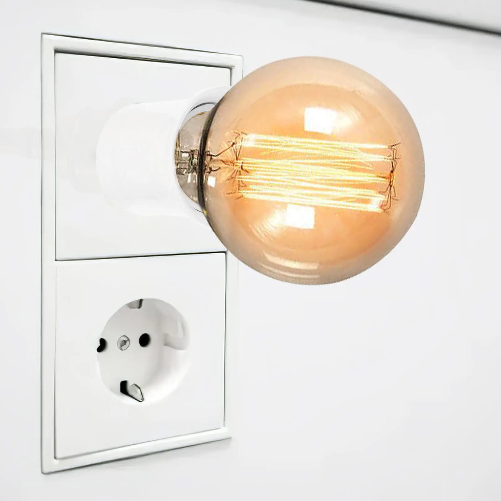 3pcs Lamp Holder Adapter E27 Light Socket Plug Converter Wall Night Pathway Light ABS Insulation Copper Contacts Plastic
3pcs Lamp Holder Adapter E27 Light Socket Plug Converter Wall Night Pathway Light ABS Insulation Copper Contacts Plastic