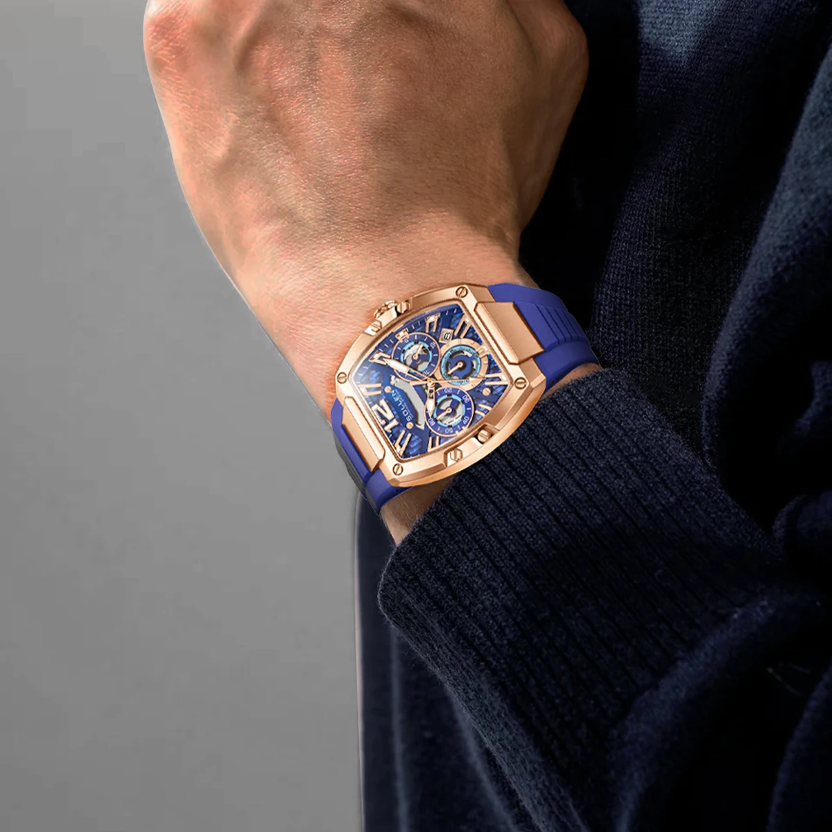 Customized Men's Pagani Mechanical Automatic Watch for Man Sport Quartz Wristwatches with Silicone Band Relogio Masculino Design
Customized Men's Pagani Mechanical Automatic Watch for Man Sport Quartz Wristwatches with Silicone Band Relogio Masculino Design