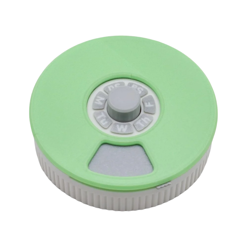 3D Printed Pressing Rotating Medicine Box Grid Design Portable Daily Pill Box Pill Dispenser Compact Weekly Pill Case
3D Printed Pressing Rotating Medicine Box Grid Design Portable Daily Pill Box Pill Dispenser Compact Weekly Pill Case
