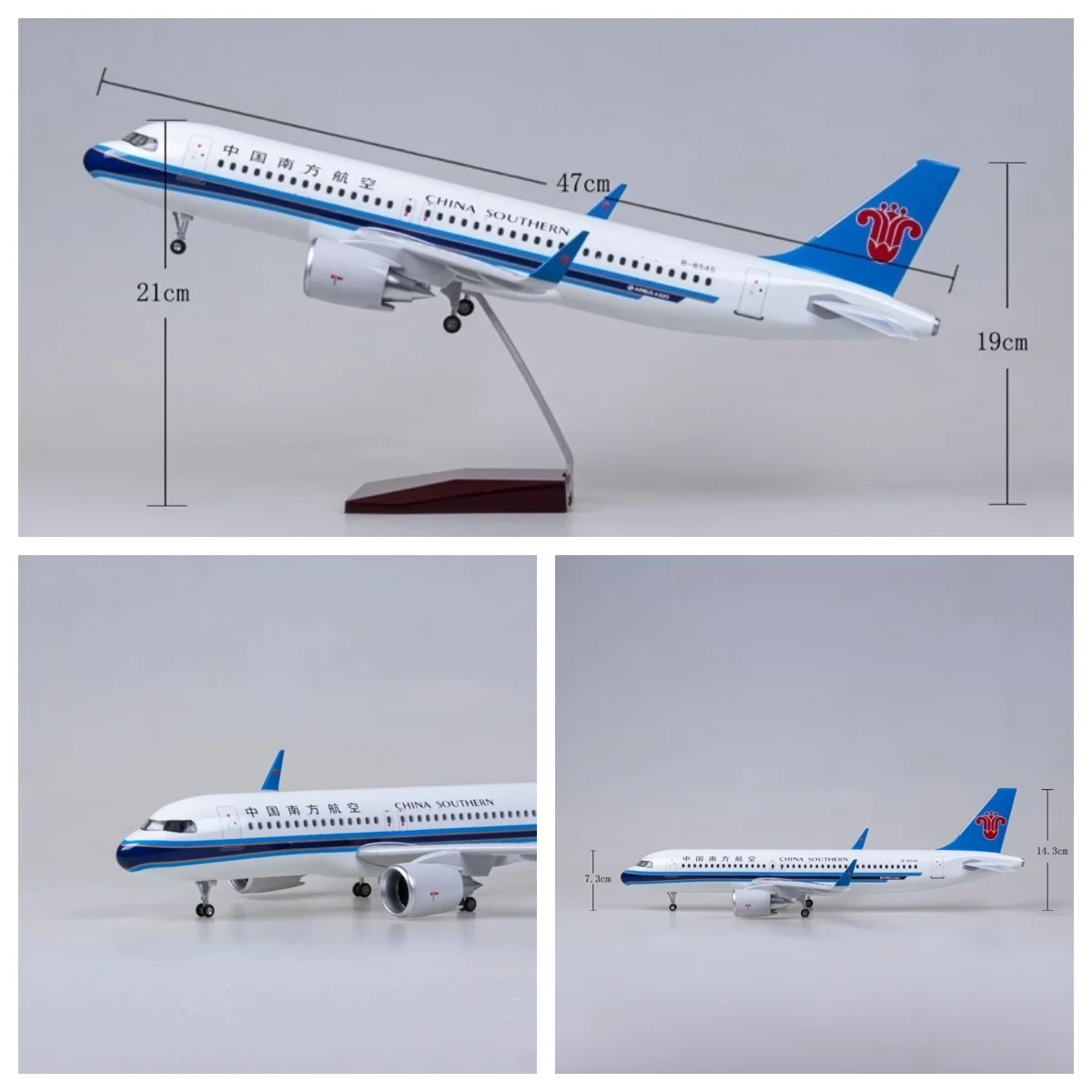 Planes Kits Display Toy Child 47CM Scale Airplane Model A320 China Southern Airlines Resin Diecast Aircraft Flight Machine Model
Planes Kits Display Toy Child 47CM Scale Airplane Model A320 China Southern Airlines Resin Diecast Aircraft Flight Machine Model