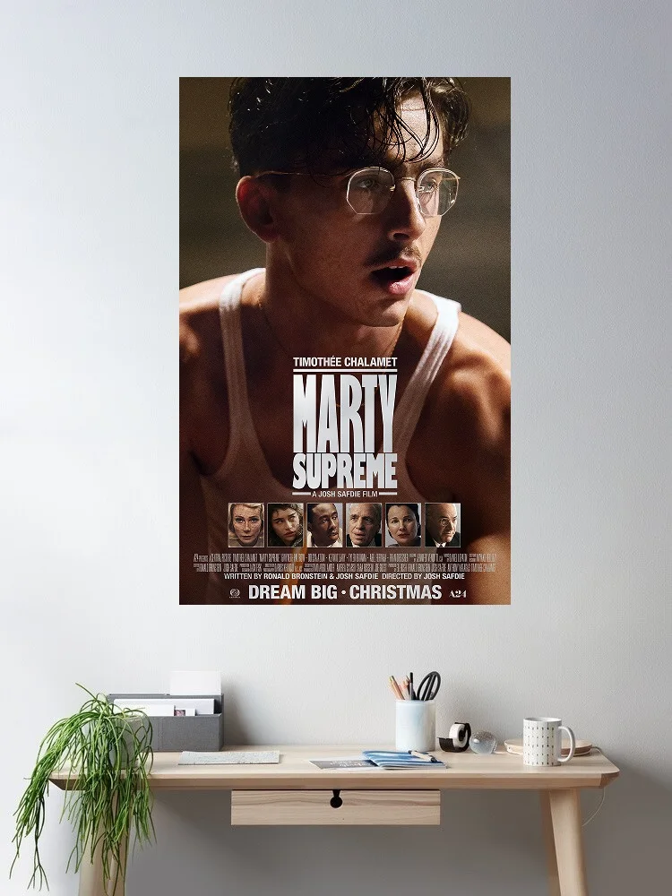Marty Supreme Movie, Art Print Silk Poster Home Wall Decor
Marty Supreme Movie, Art Print Silk Poster Home Wall Decor