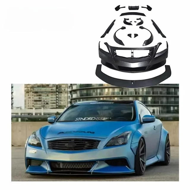 Для Infiniti G37 Coupe Upgrade LB широкий корпус комплект передний бампер переднее крыло боковая юбка диффузор спойлер 
Для Infiniti G37 Coupe Upgrade LB широкий корпус комплект передний бампер переднее крыло боковая юбка диффузор спойлер