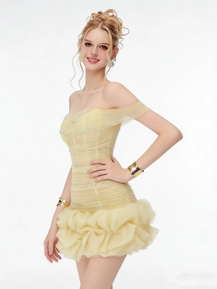 Ele Красивая одно плечо Me Dr Женская модная юбка трапециевидной формы с высокой талией ort Dr на молнии из полиэфирного волокна
Ele Красивая одно плечо Me Dr Женская модная юбка трапециевидной формы с высокой талией ort Dr на молнии из полиэфирного волокна