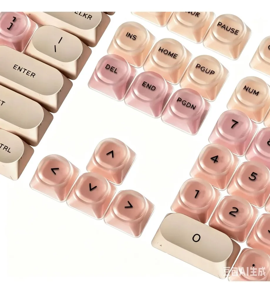 Liquid foundation transparent keycap HOA height 128 keys full set of UV printing mechanical keyboard accessories hot-selling
Liquid foundation transparent keycap HOA height 128 keys full set of UV printing mechanical keyboard accessories hot-selling