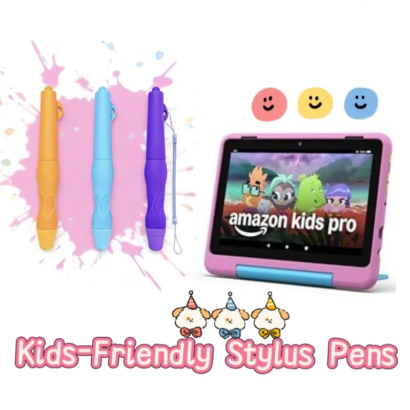 Kids-Friendly Stylus Pen For Amazon Fire HD 10 Kids Pro-Tablet with Tethers,Safe Stylus Pen for Kids,Silicone electronic Pen
Kids-Friendly Stylus Pen For Amazon Fire HD 10 Kids Pro-Tablet with Tethers,Safe Stylus Pen for Kids,Silicone electronic Pen