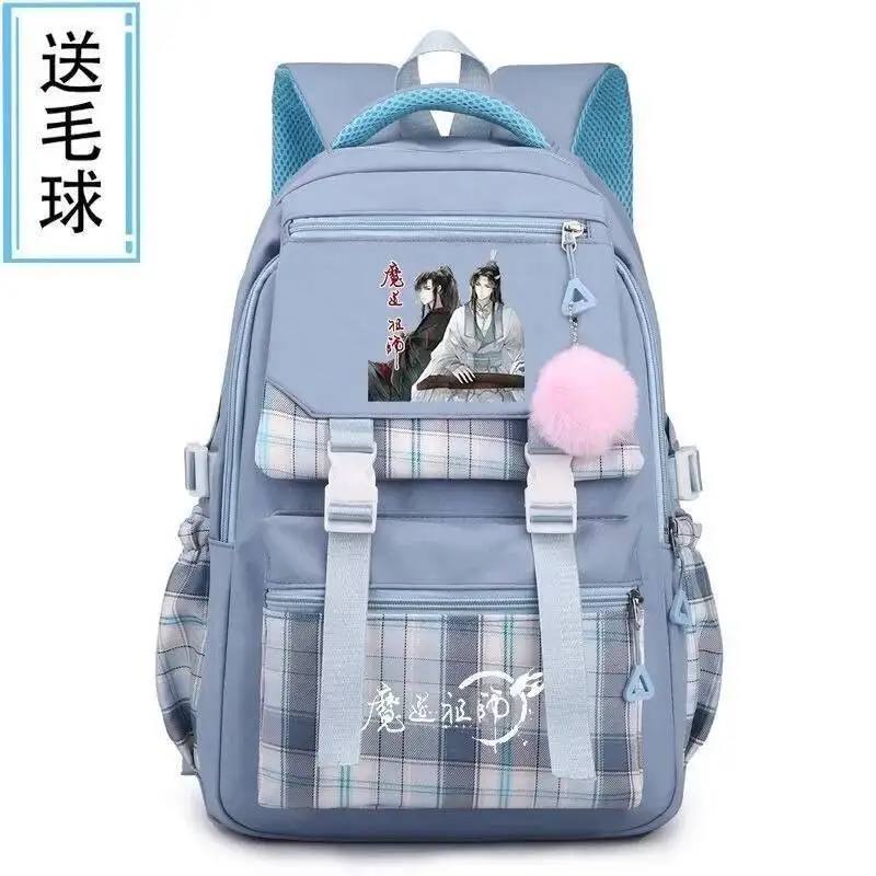 Anime Game Breathable Mesh Tartan Plaid Blue Purple Grandmaster Of Demonic Cultivation Mo Dao Zu Shi School Bags Backpacks
Anime Game Breathable Mesh Tartan Plaid Blue Purple Grandmaster Of Demonic Cultivation Mo Dao Zu Shi School Bags Backpacks