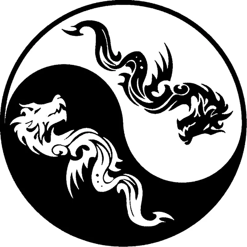 Longyin Yin and Yang Pattern Decals High Quality Car Window Decoration Personalized Pvc Waterproof Decals Black/white, 16cm*16cm
Longyin Yin and Yang Pattern Decals High Quality Car Window Decoration Personalized Pvc Waterproof Decals Black/white, 16cm*16cm
