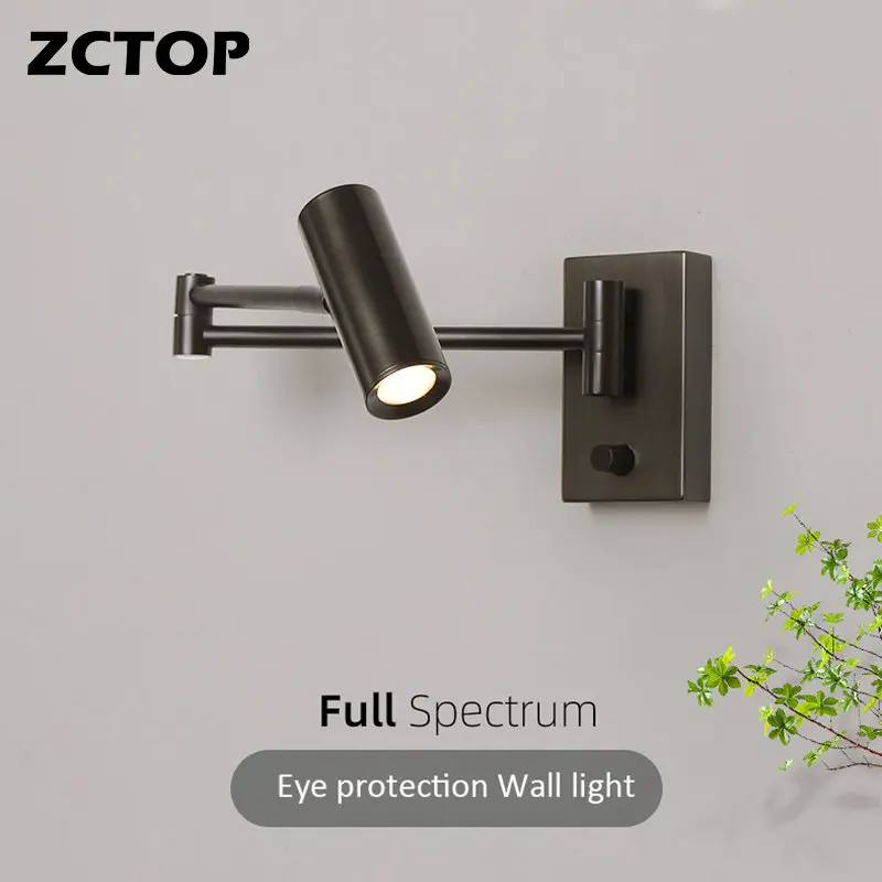 Modern LED Wall Lights Adjustable Swing Long Arm Led Wall Lamps Bedroom Bedside Lighting Decor Wall Sconces Fixtures AC110V 220V
Modern LED Wall Lights Adjustable Swing Long Arm Led Wall Lamps Bedroom Bedside Lighting Decor Wall Sconces Fixtures AC110V 220V