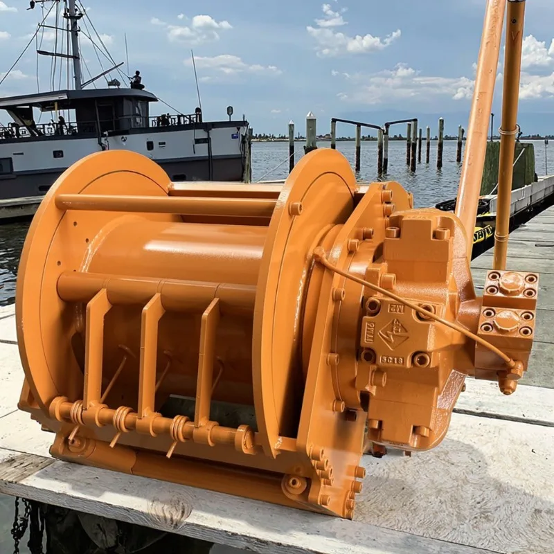 High-performance 16-ton hydraulic winch with high torque wire rope, suitable for fishing nets and cable 12V/24V cranes
High-performance 16-ton hydraulic winch with high torque wire rope, suitable for fishing nets and cable 12V/24V cranes