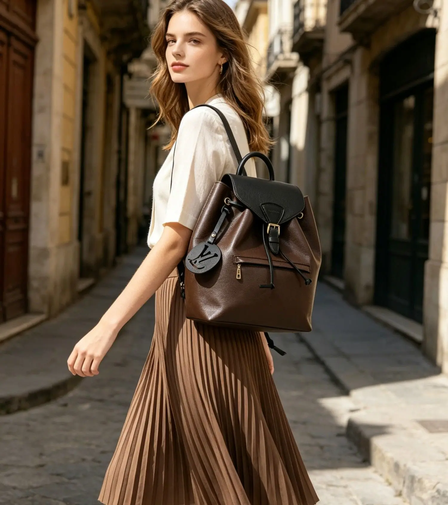 High Quality Arrival Leather Backpack Bag Womens Backpacks Designer Backpacks Bags Fashion Casual Women Small Back pack
High Quality Arrival Leather Backpack Bag Womens Backpacks Designer Backpacks Bags Fashion Casual Women Small Back pack