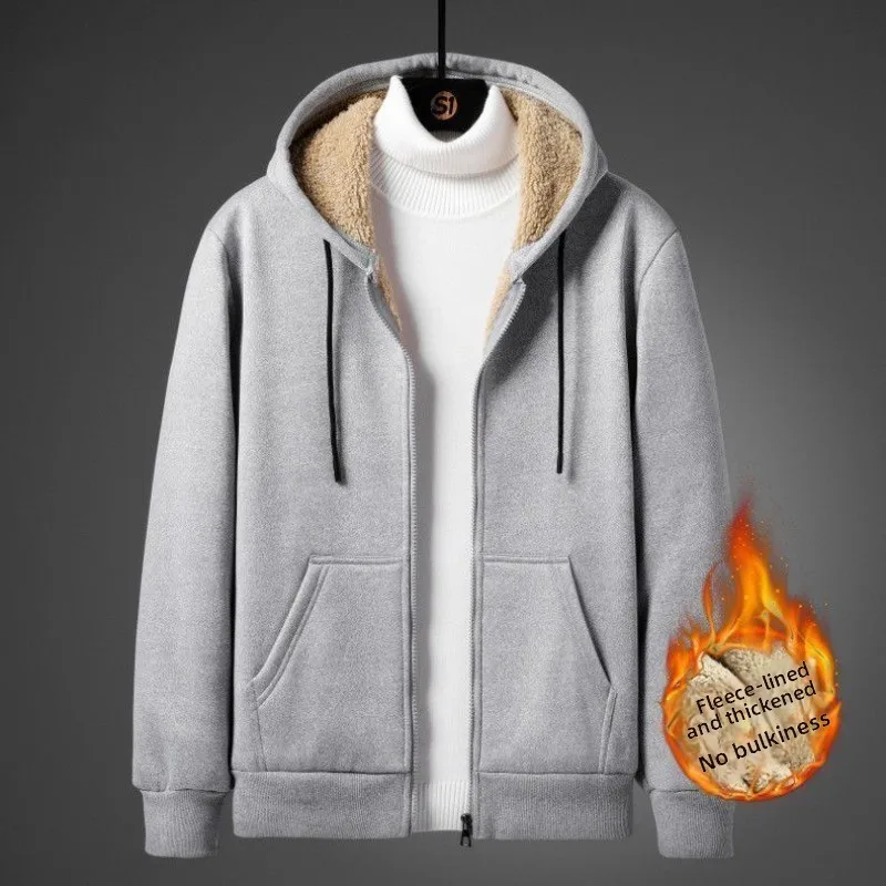 Winter Men's Plush Lined Sweatshirt - Heavyweight Zip Up Hoodie with Fleece Lining Loose Fit for Cold Weather Comfort S-4XL 5XL
Winter Men's Plush Lined Sweatshirt - Heavyweight Zip Up Hoodie with Fleece Lining Loose Fit for Cold Weather Comfort S-4XL 5XL